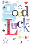 The spirit of encouragement glows in this bold, cheerful good luck card that feels distinctly Balham. The words 'Good Luck' are playfully set in a lively array of colours and elegant fonts, the prominent pastel-blue mingling with deep reds, lush greens, and regal purples. Accents of navy, lavender, and leafy lime illuminate the bright white background, where whimsical stars scatter like hopes and dreams on a clear Balham morning. The card's surface is flat but temptingly sleek, reminiscent of the crisp cardstock and expert finishing touches a Balham florist would pride themselves on. It's the kind of card you'd tuck into a bouquet for a friend about to start a new venture at Balham High Road or a neighbour sitting an important exam. Flowing with genuine optimism and uncomplicated magic, it's a tangible reminder that, whether you're sending flowers or heartfelt wishes, there's a local community here to believe in every new beginning.
